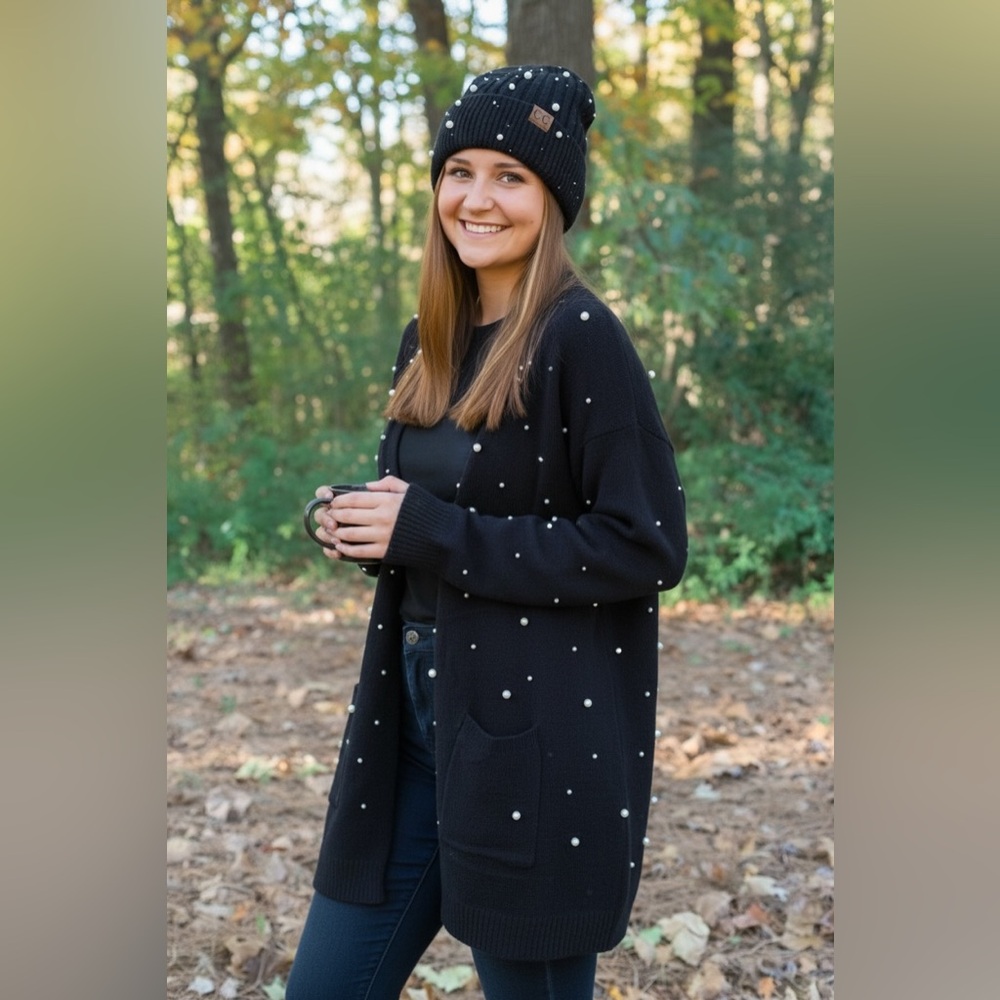 1.4.3 Story Pearl Embellished Cardigan